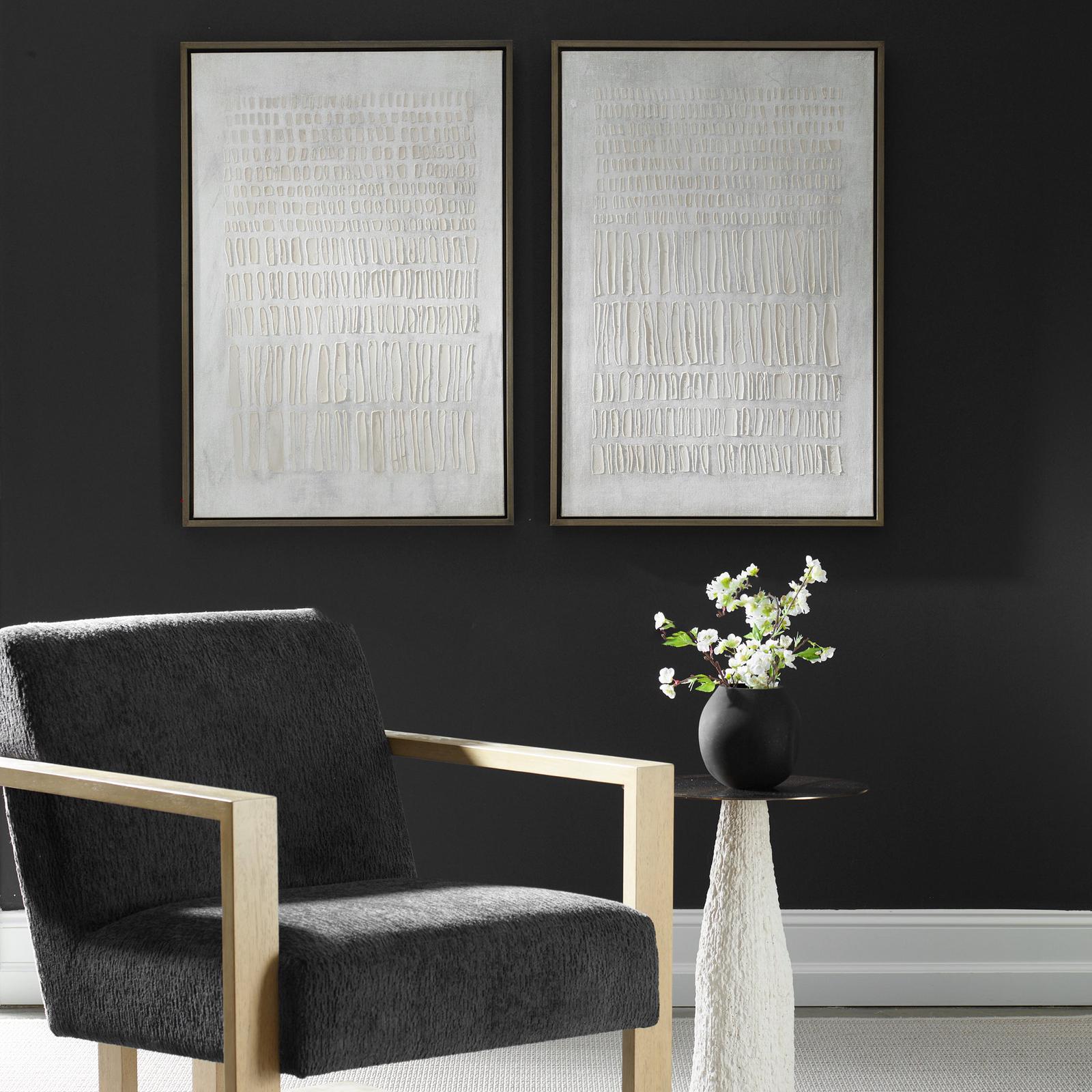 Uttermost Social Theory Framed Canvases - Set of 2