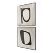 Uttermost Characters Abstract Art - Set of 2