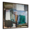Uttermost Green Fields Framed Abstract Canvas