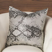 Global Views Silver Shimmer Snake Skin Pillow