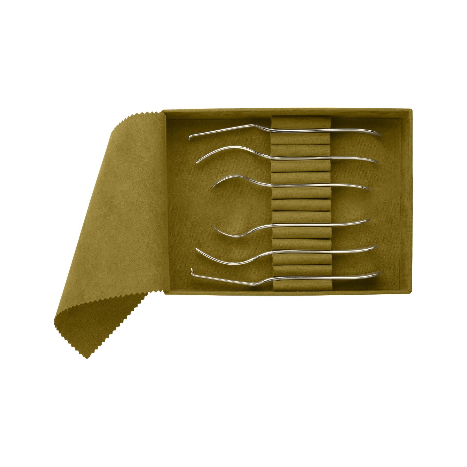 Christofle Albi Silver-Plated 6-Piece Seafood Duo Set