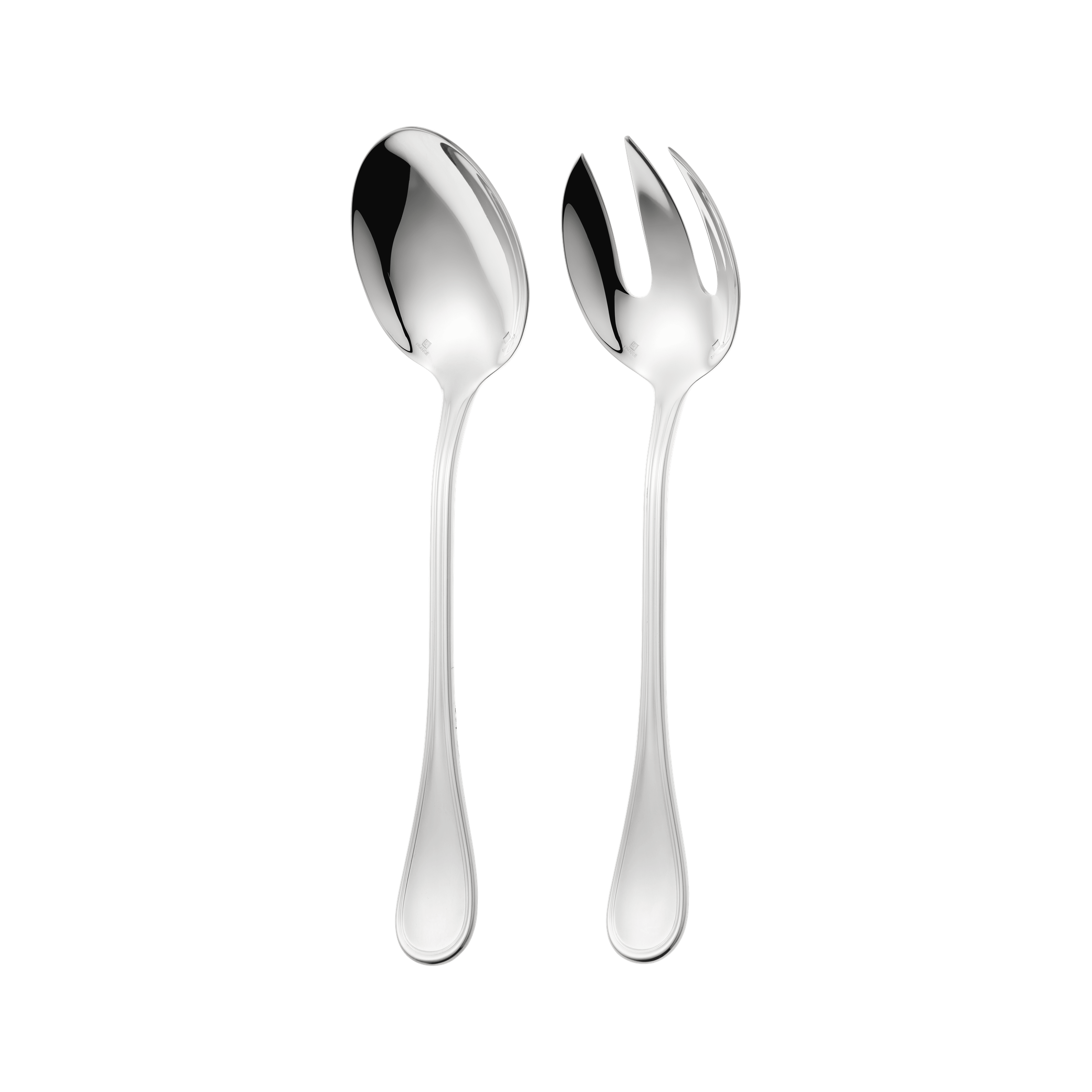 Christofle Albi Silver-Plated 2-Piece Salad Serving Piece Set
