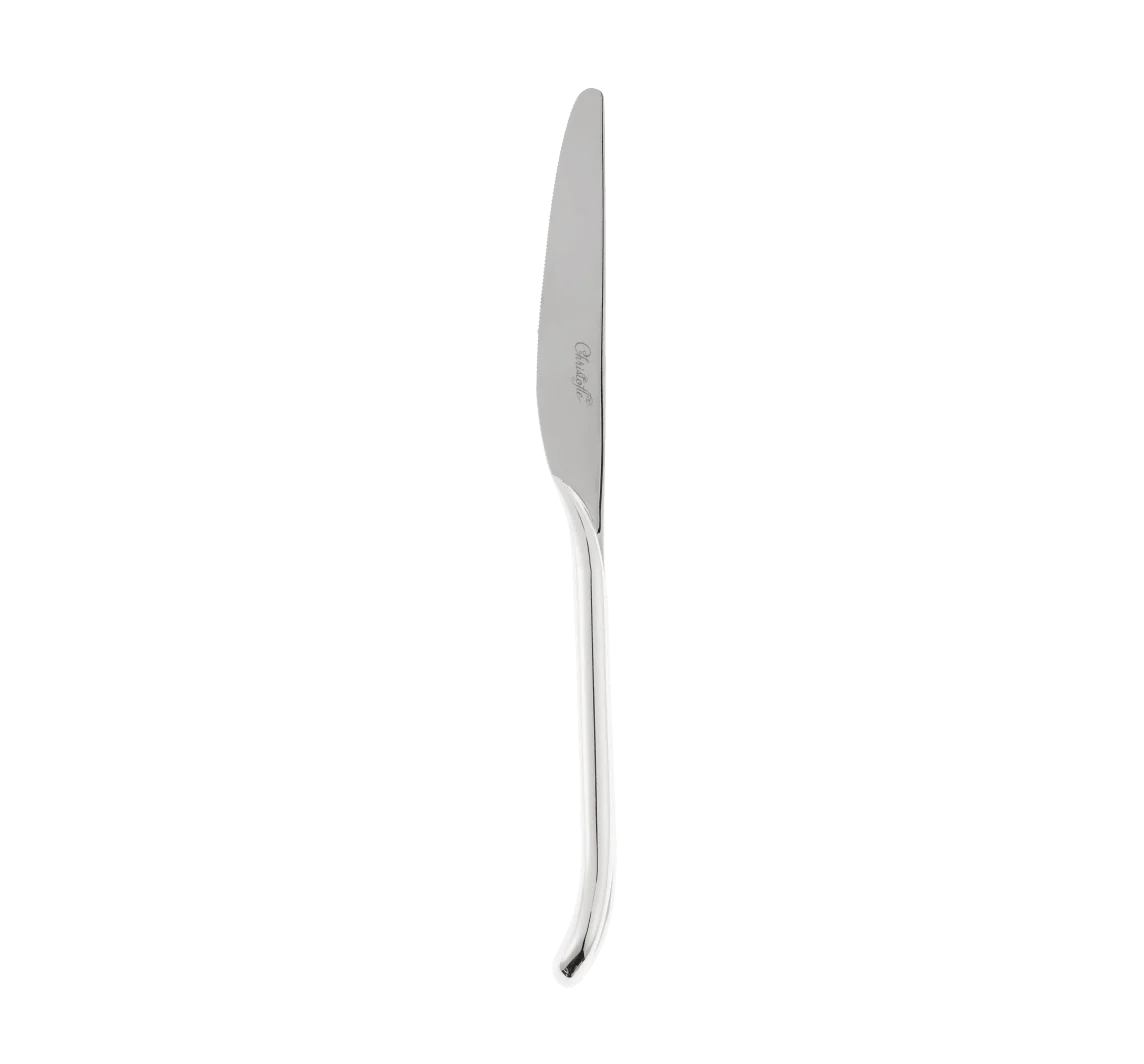 Christofle Carrousel Partially Gilded Silver-Plated Dinner Knife