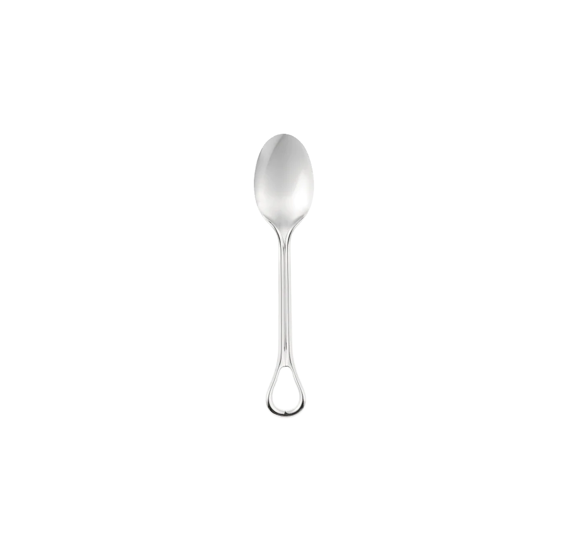 Christofle Carrousel Partially Gilded Silver-Plated Dessert Spoon