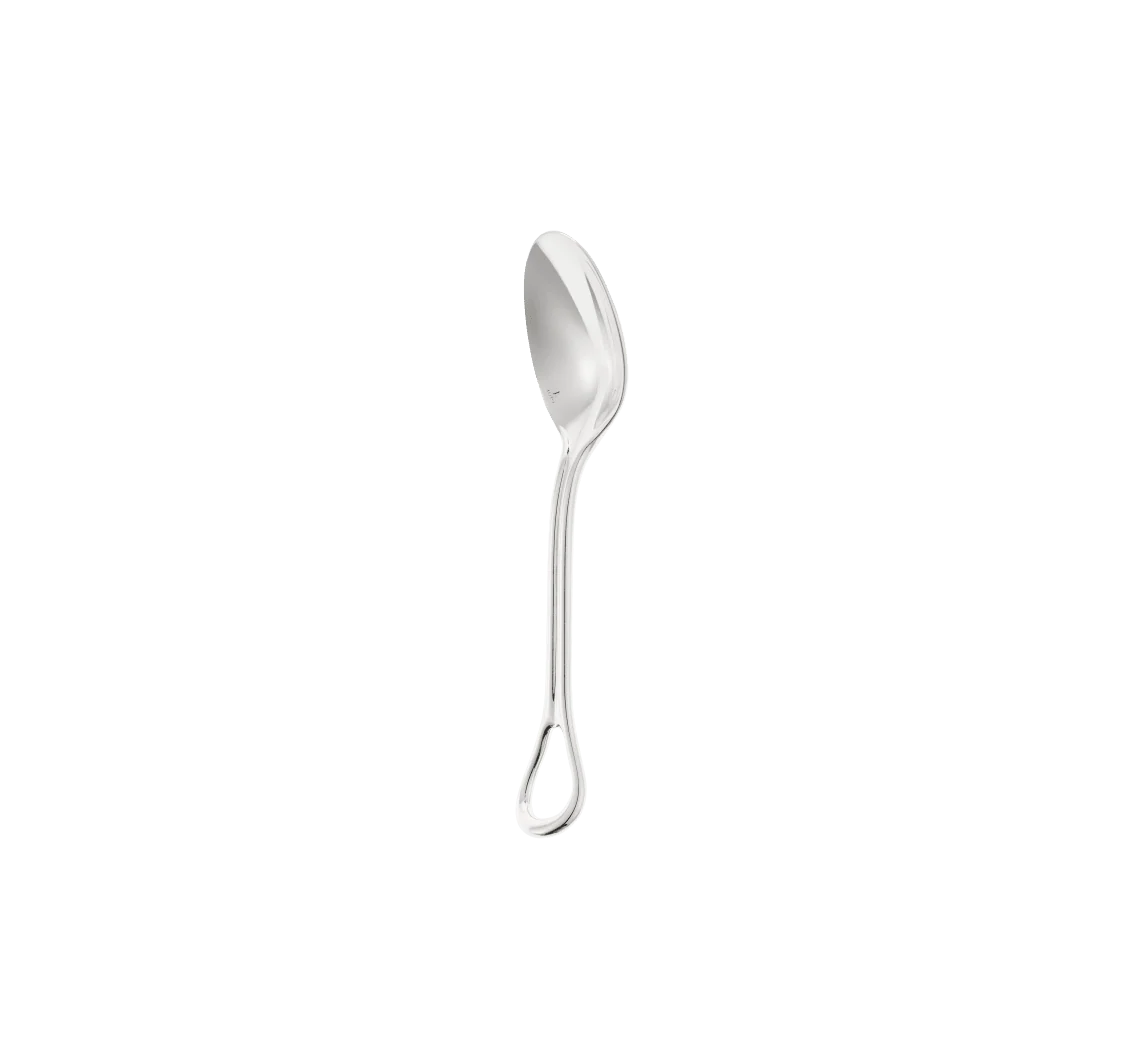 Christofle Carrousel Partially Gilded Silver-Plated Dessert Spoon
