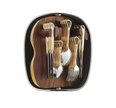 Christofle Carrousel Two-Tone Shell Silver-Plated 24-Piece Flatware Set