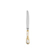 Christofle Marly Silver Plated Gold Accents Dessert Knife
