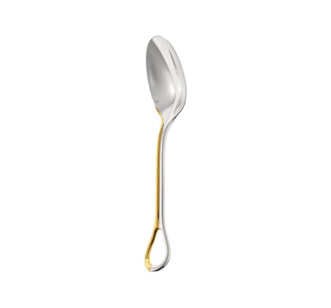 Christofle Carrousel Partially Gilded Silver-Plated Tablespoon