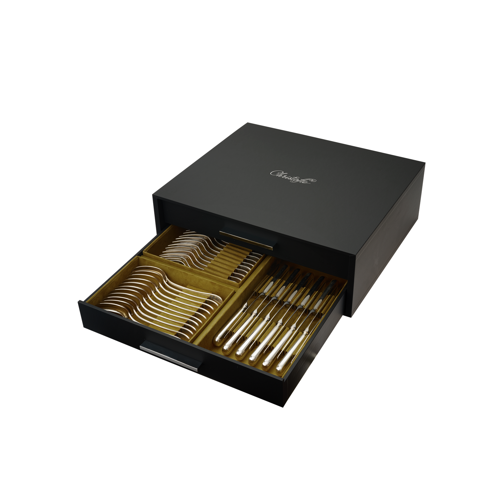 Christofle Perles Stainless Steel Cutlery Set