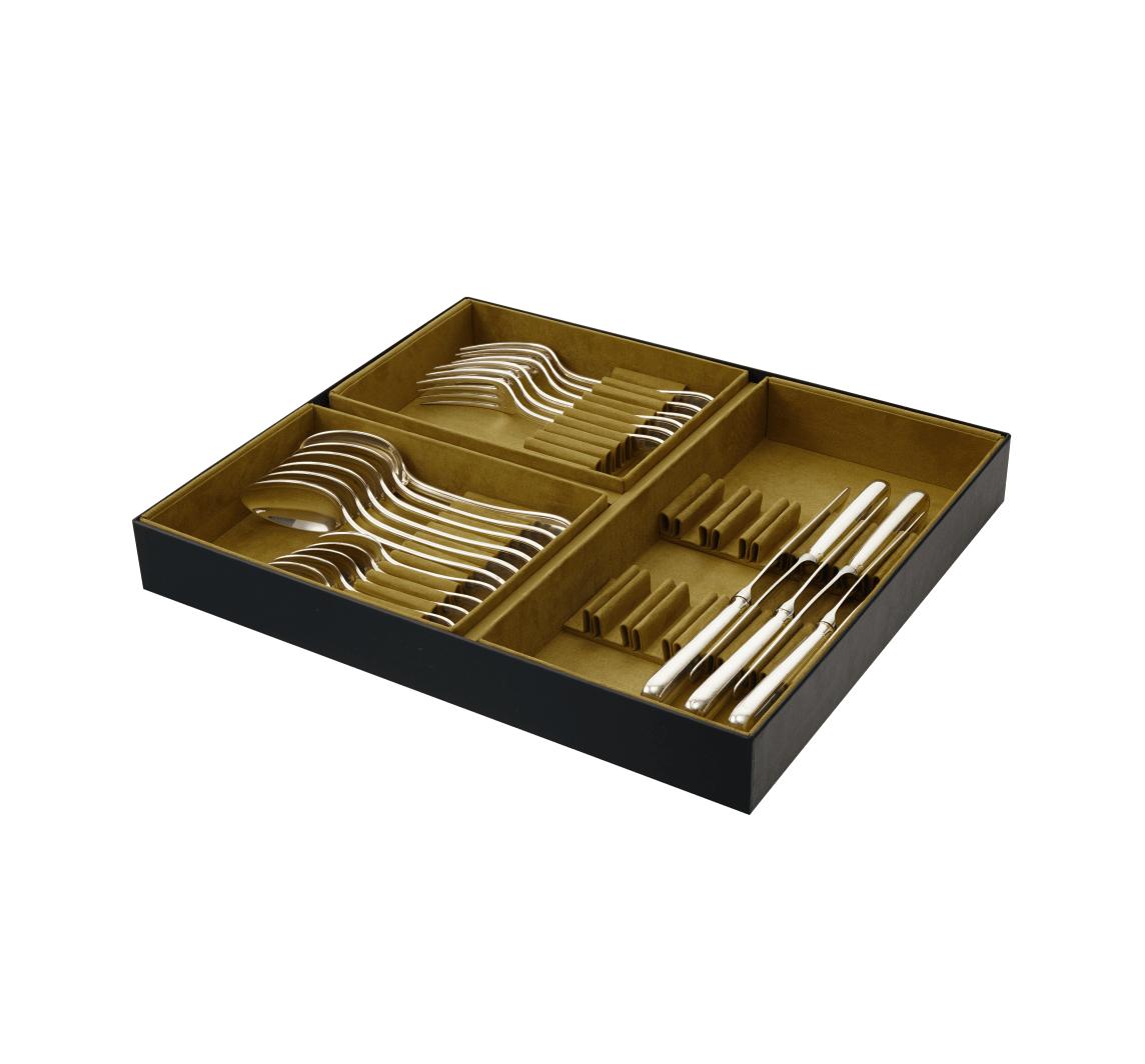 Christofle L'Ame de Christofle 24-Piece SS Flatware Set with Storage Box