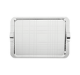 Christofle Graphik Silver-Plated Rectangular Tray - 18 x 13 in