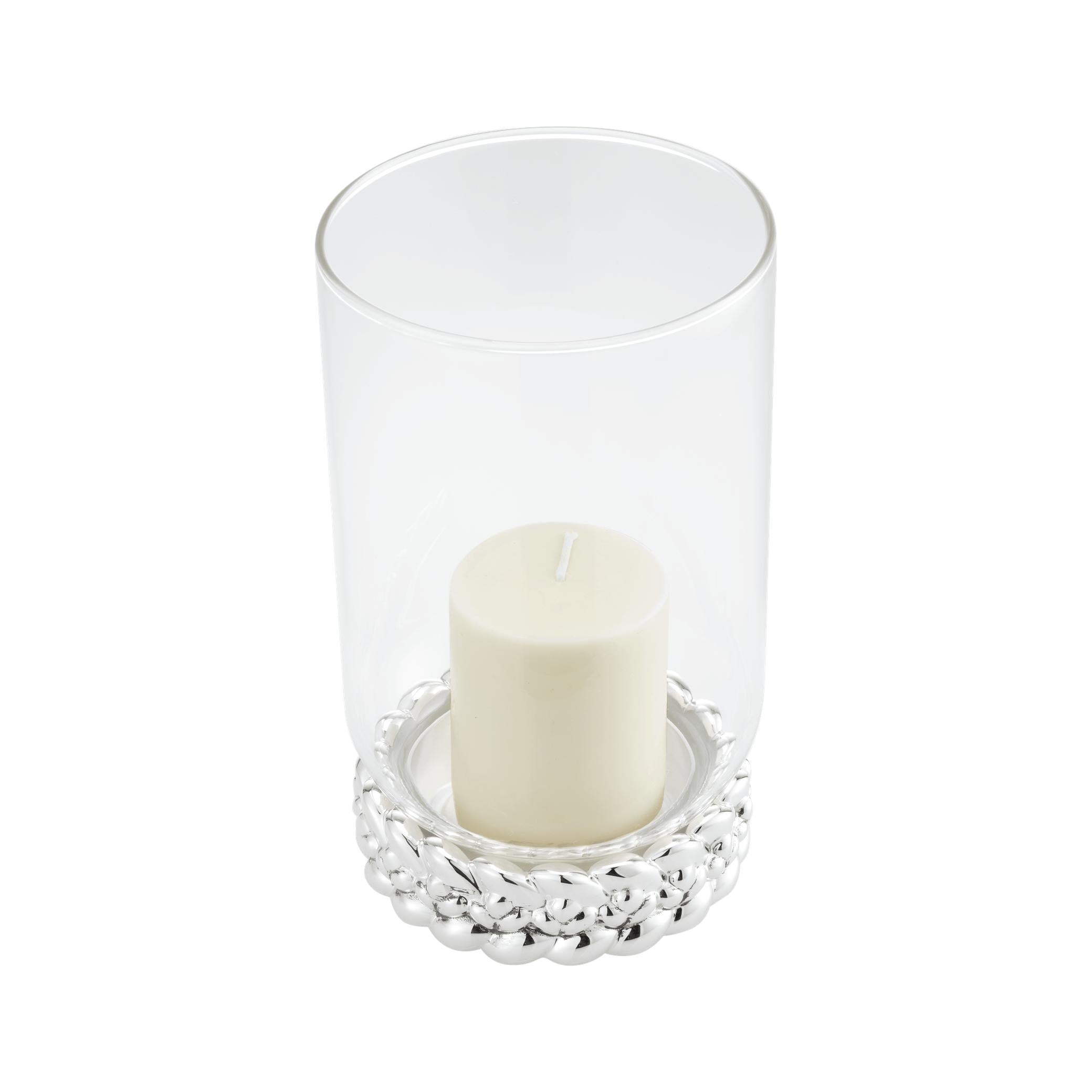 Christofle Babylone Hurricane Candle Holder