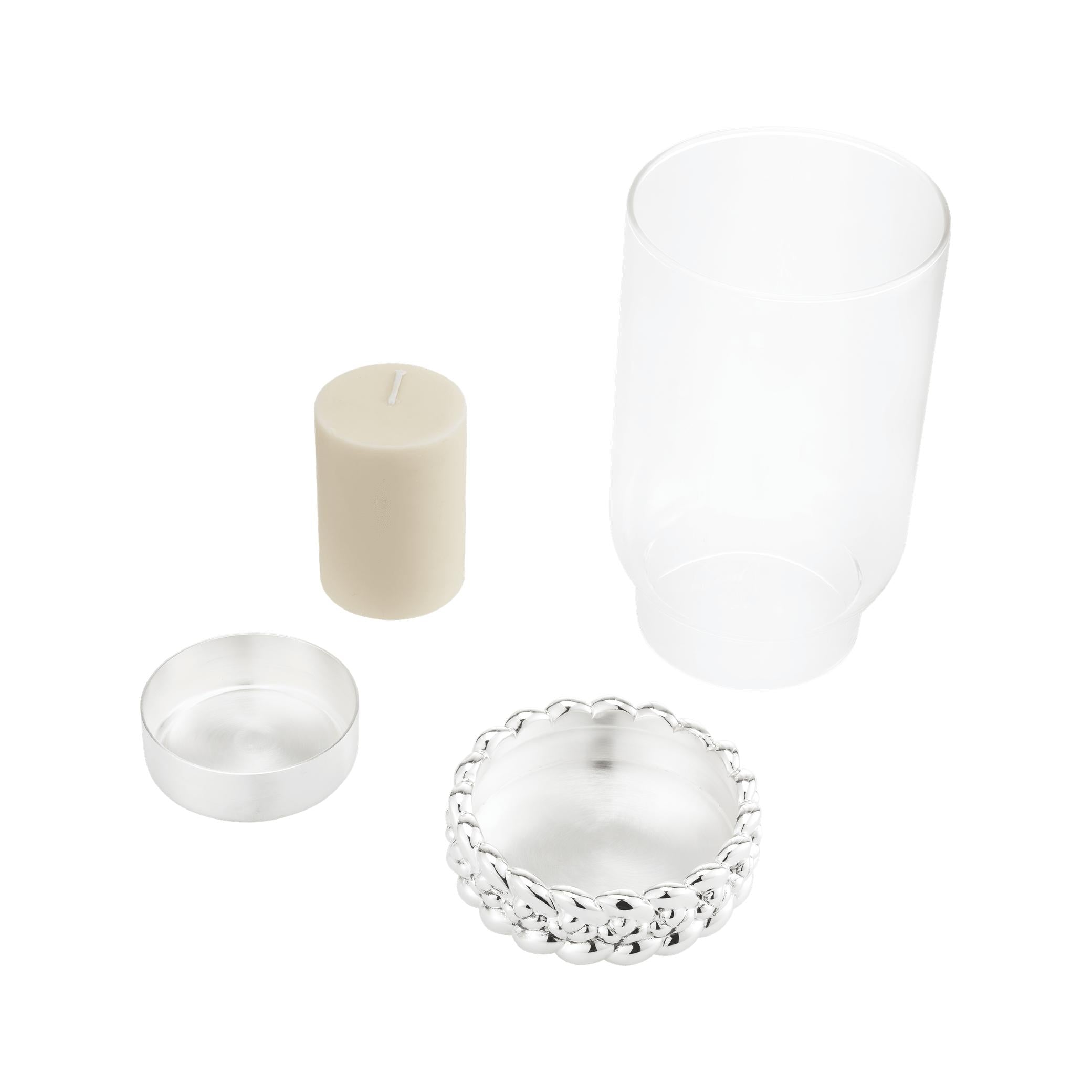 Christofle Babylone Hurricane Candle Holder