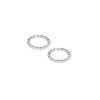 Christofle Perles Silver Plated Napkin Rings -Set of 2