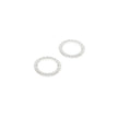 Christofle Malmaison Silver Plated 2 Napkin Rings Palmettes