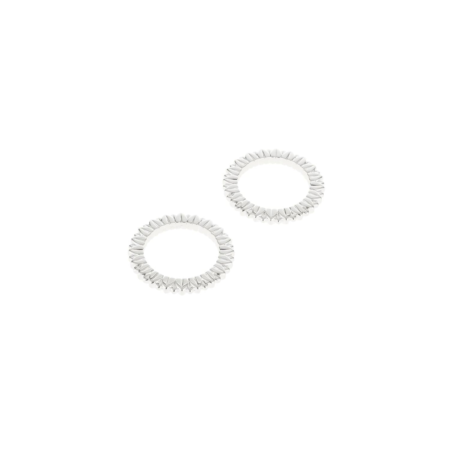 Christofle Malmaison Silver Plated 2 Napkin Rings Palmettes