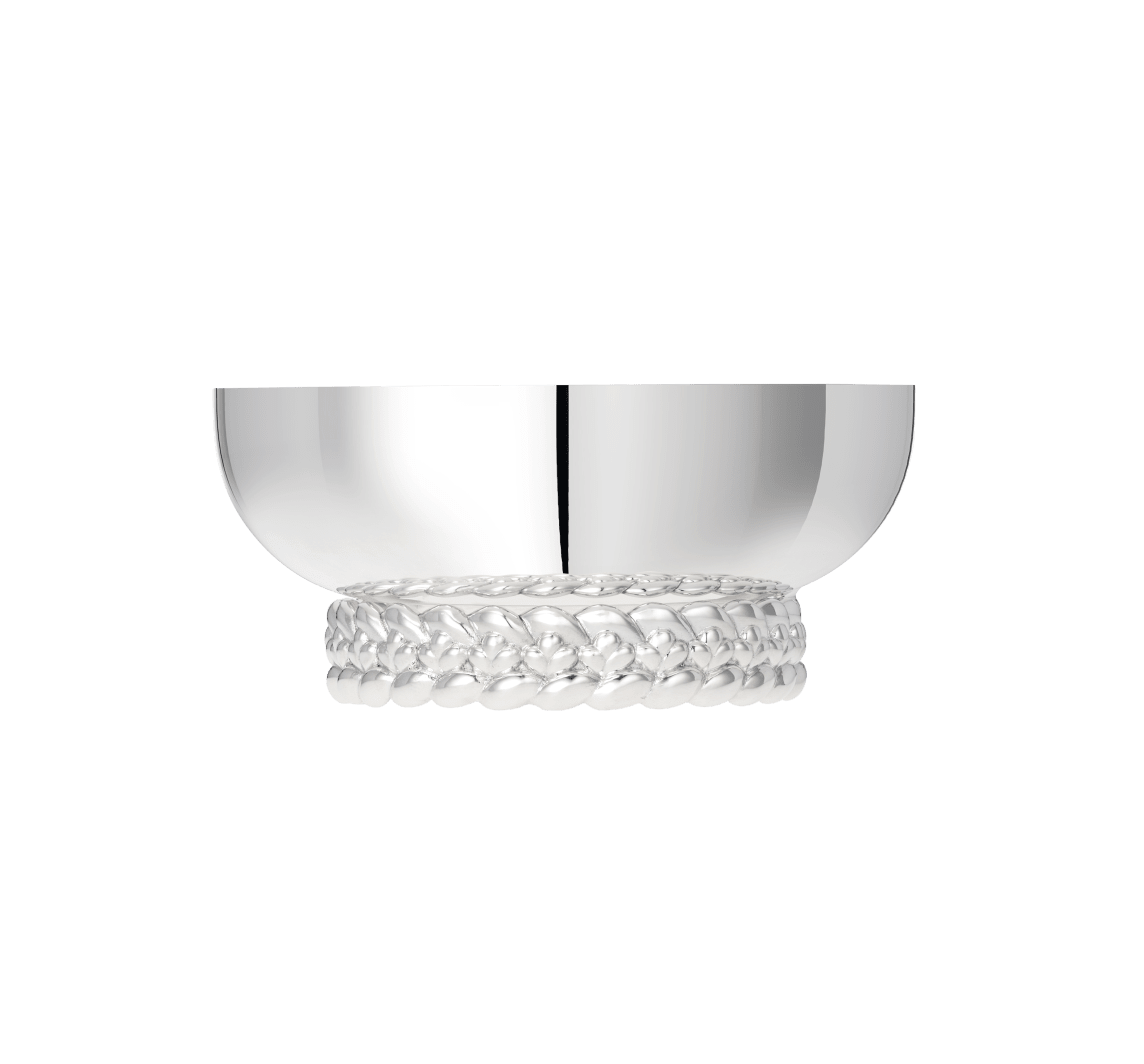 Christofle Babylone Silver Plated Bowl