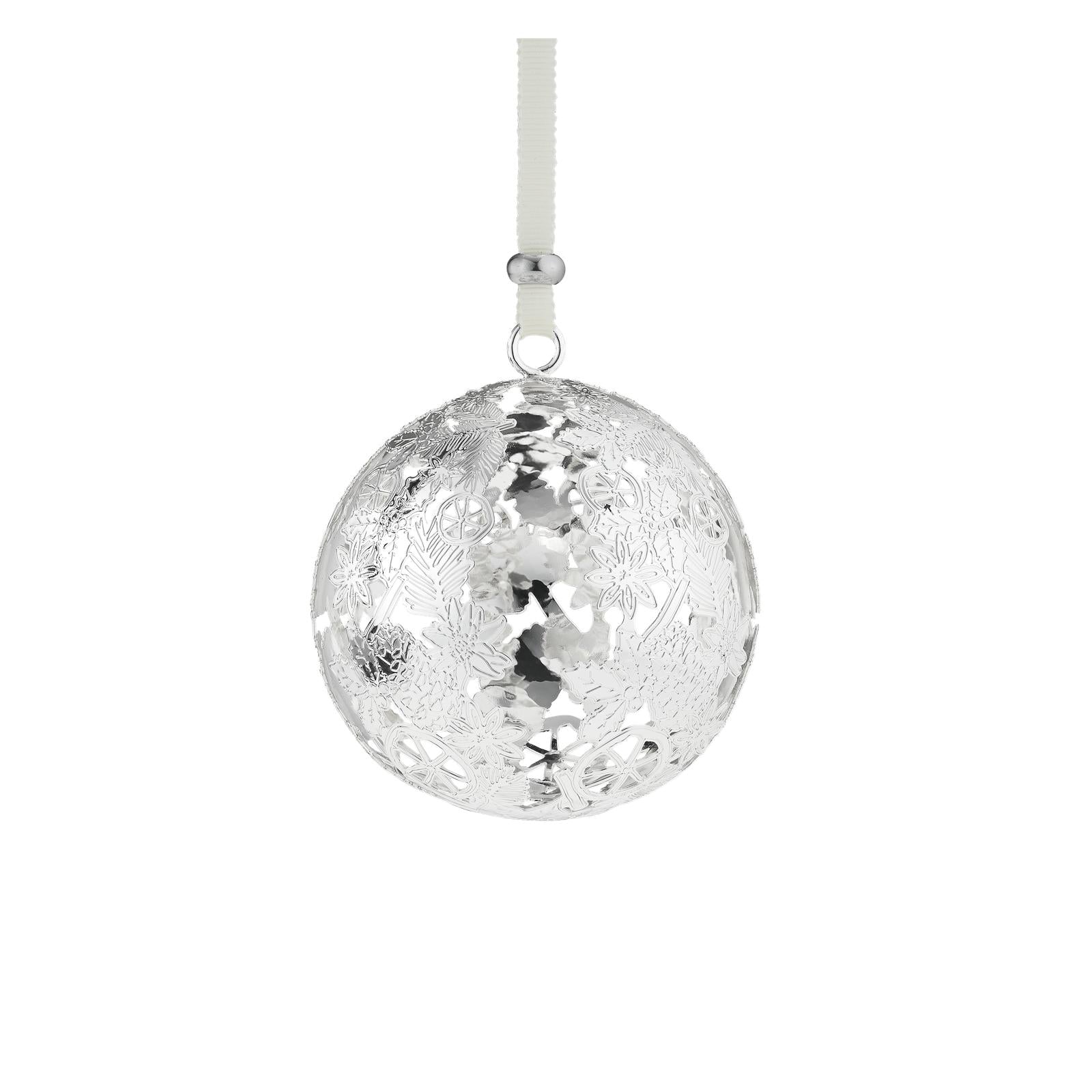 Christofle Bouquet Givré Christmas Ornament