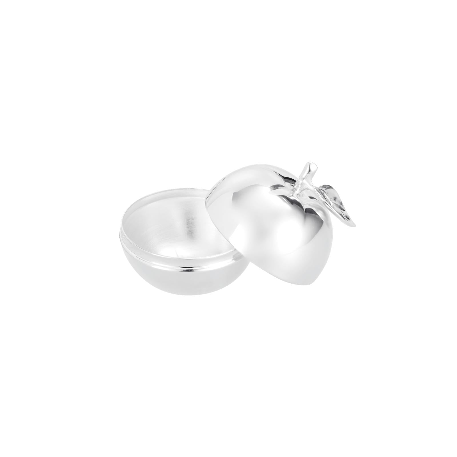 Christofle Bonbonnière Silver Plated Bonbonnière Apple