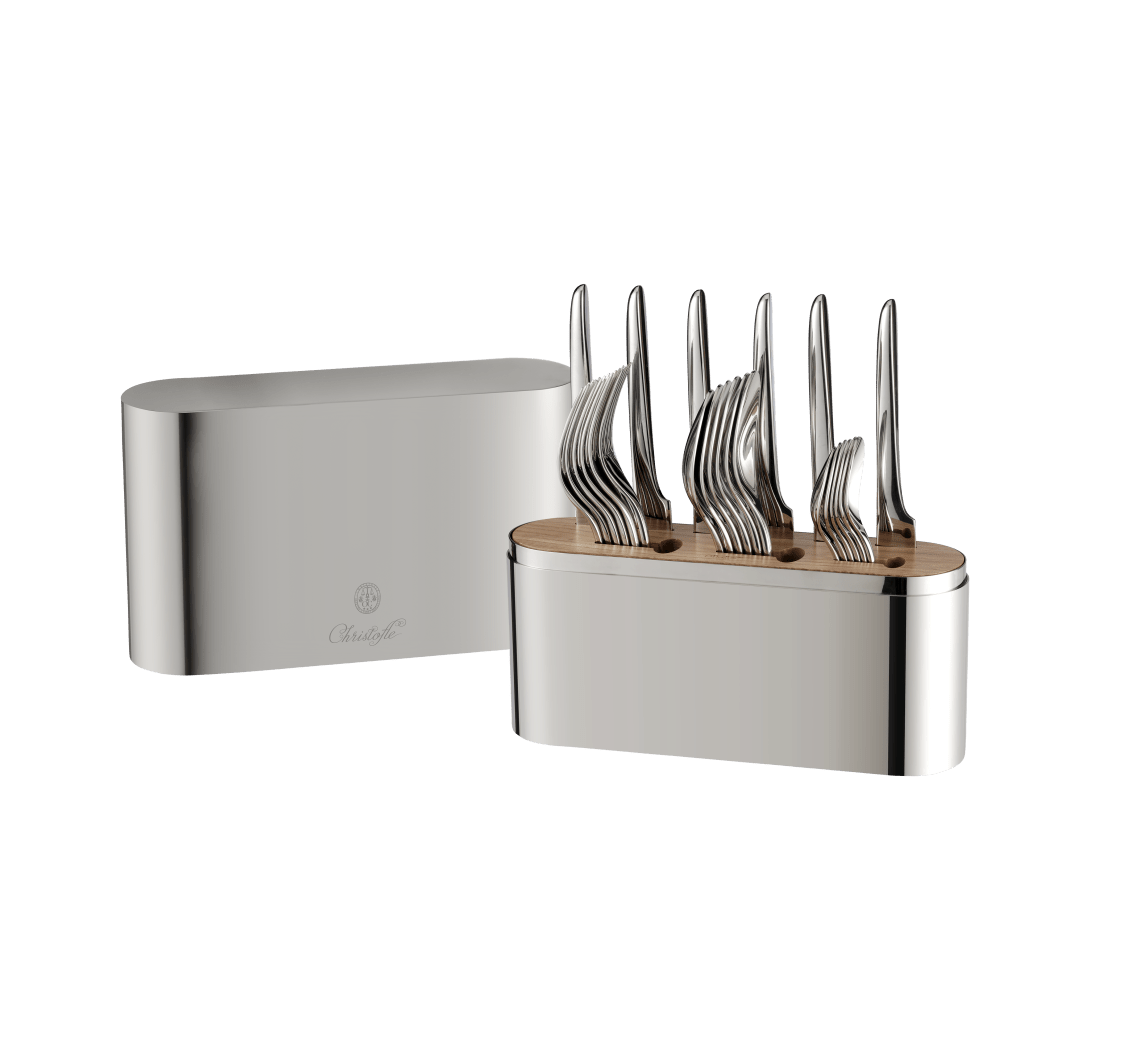 Christofle Concorde Variations Case 24-Pieces Only