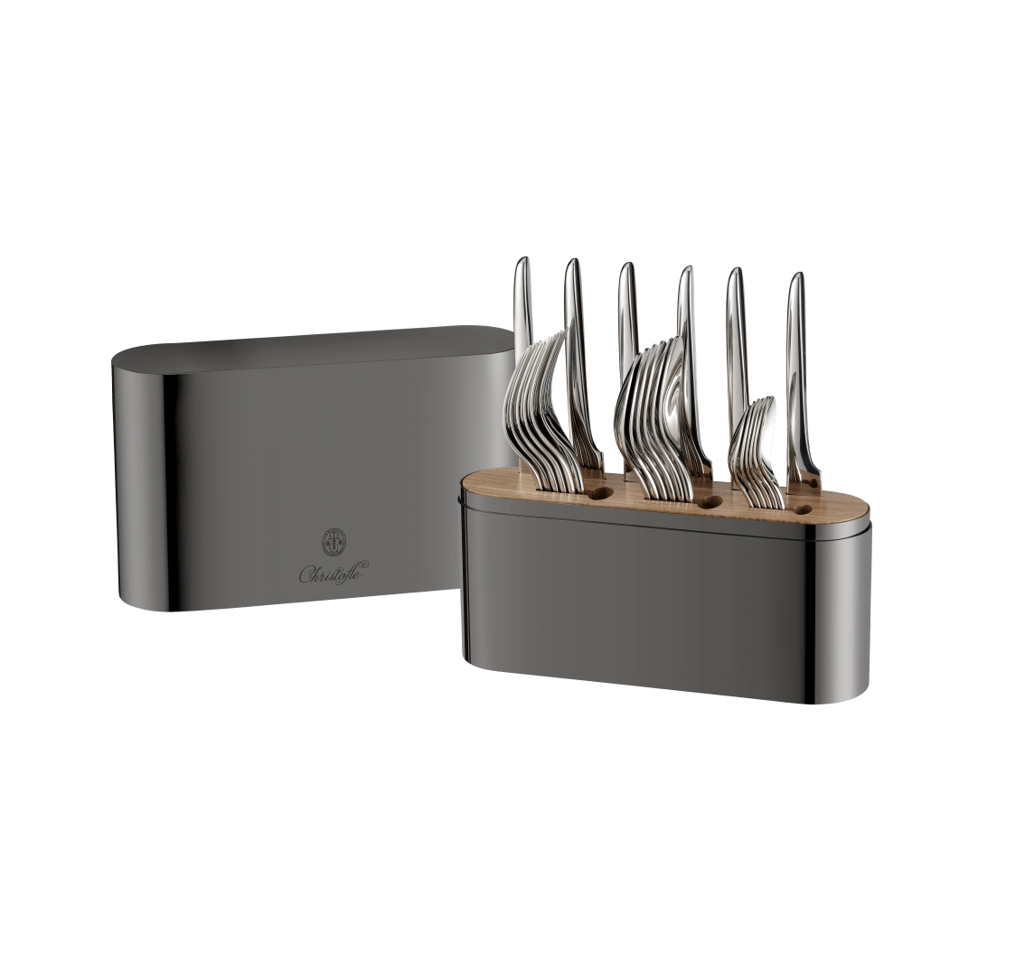 Christofle Concorde Variations Case 24-Pieces Only