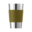 Christofle Objets Miroir Imperial Green Stainless Steel Coffee Cup