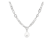 Christofle Chri-Chri Sterling Silver Medal  With Snape Hook Peau De Lion
