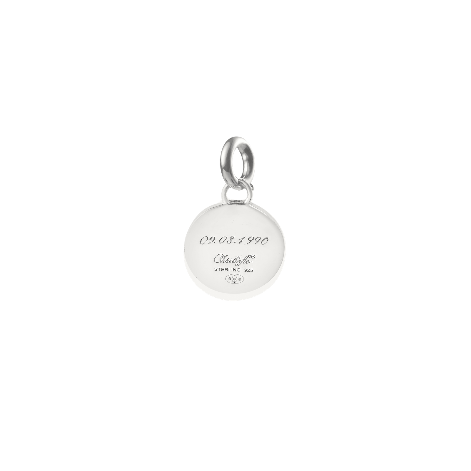 Christofle Chri-Chri Sterling Silver Medal  With Snape Hook