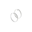 Christofle Babylone Sterling Silver Hoop Earrings