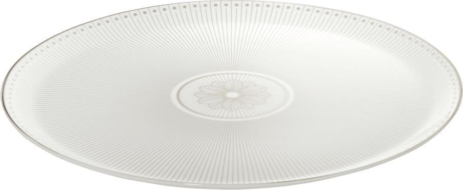 Christofle Malmaison Impériale Porcelain Pie Dish