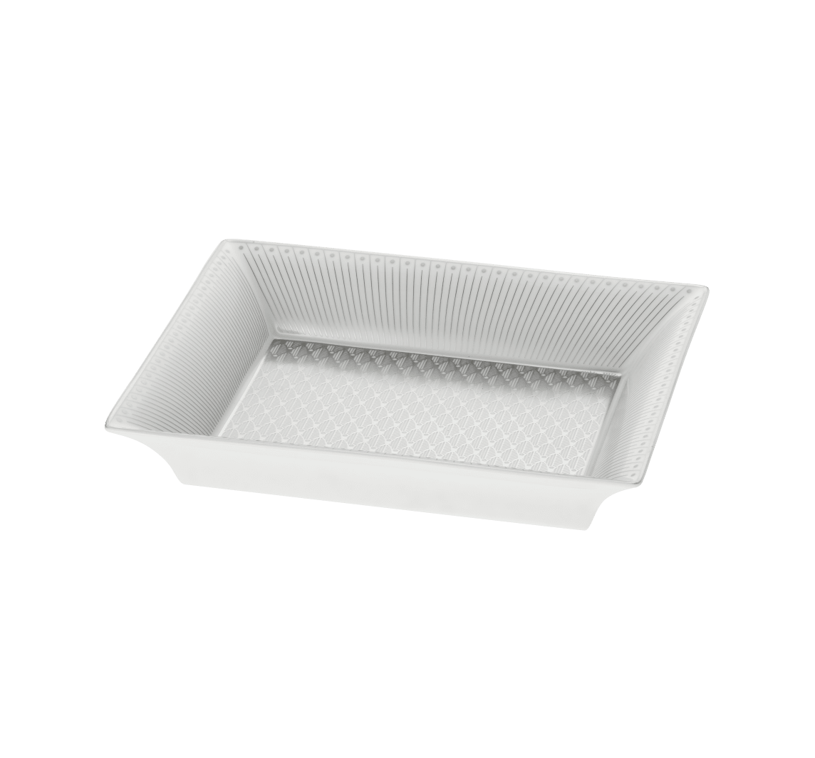Christofle Malmaison Impériale Porcelain Trinket Tray