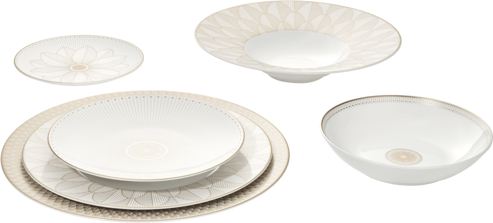 Christofle Malmaison Impériale Porcelain Platter