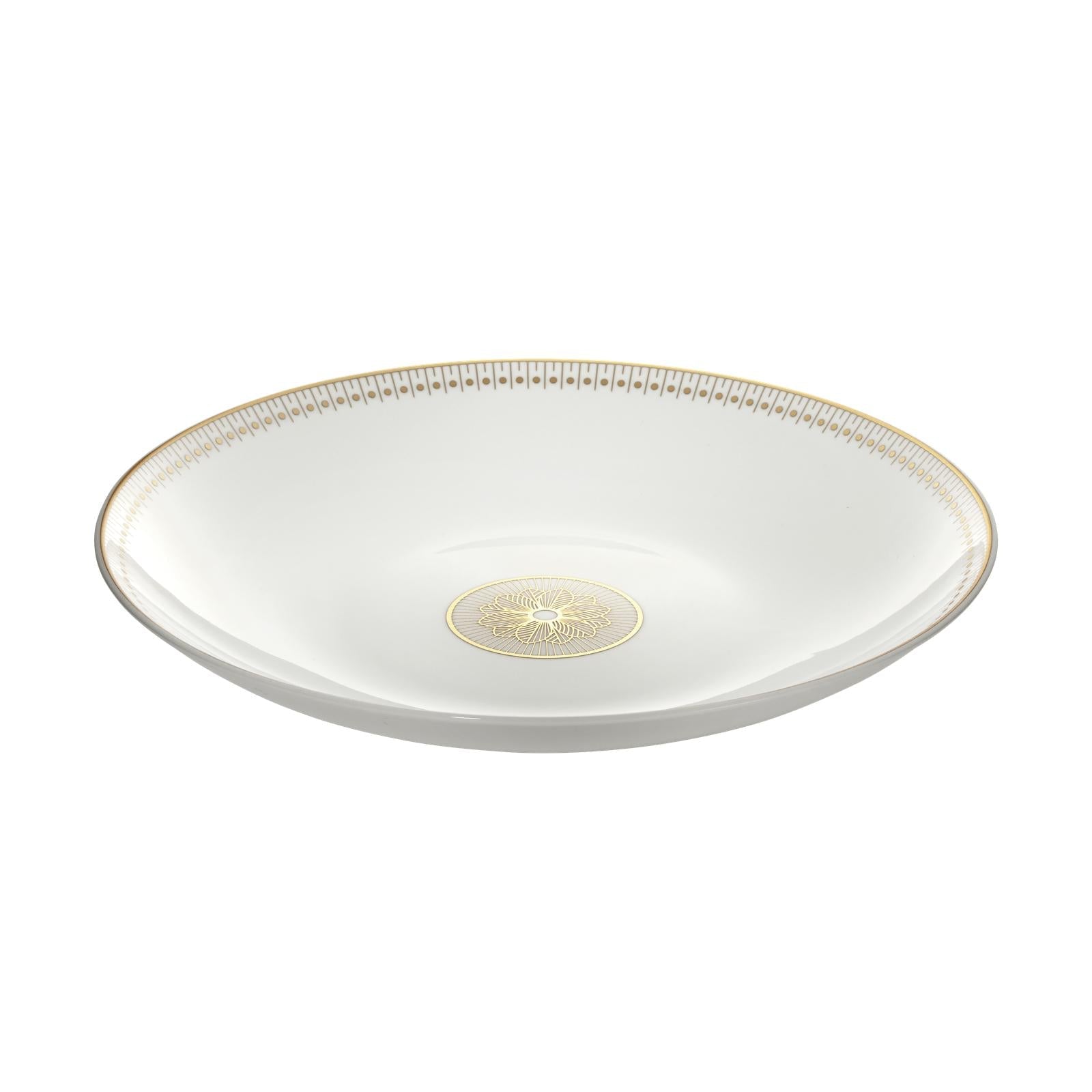 Christofle Malmaison Impériale Porcelain Open Vegetable Dish