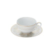 Christofle Malmaison Impériale Porcelain Tea/Coffee Cup And Saucer Gold