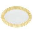 Christofle Malmaison Riviera Porcelain Oval Platter 38 Cm