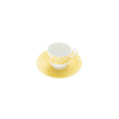 Christofle Malmaison Riviera Porcelain Espresso Cup And Saucer