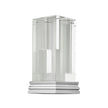 Christofle Perspectives Glass Vase Chrome