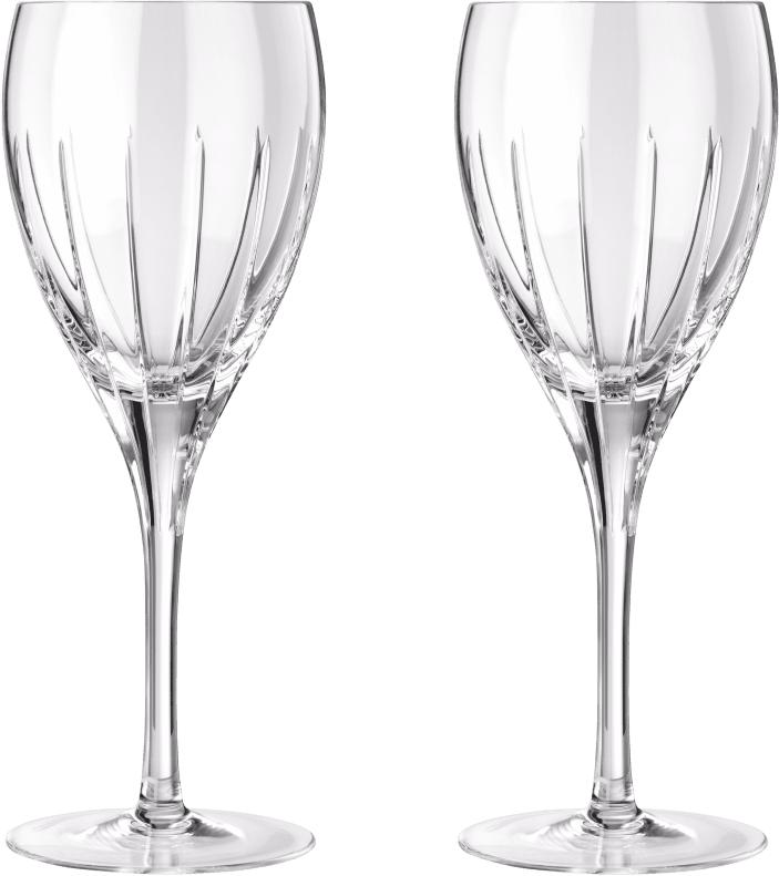 Christofle Iriana Water Crystal Glasses - Set of 2