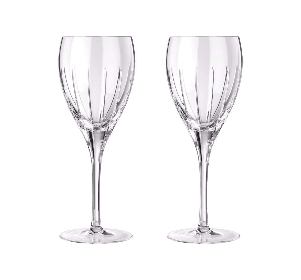Christofle Iriana Water Crystal Glasses - Set of 2