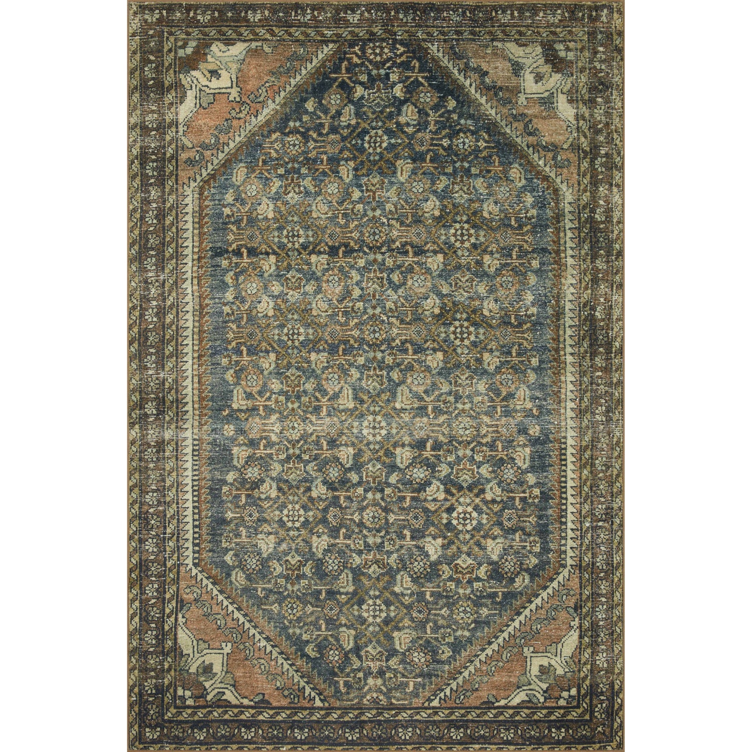 Magnolia Home Banks BAN-02 Rug Denim / Clay DC10