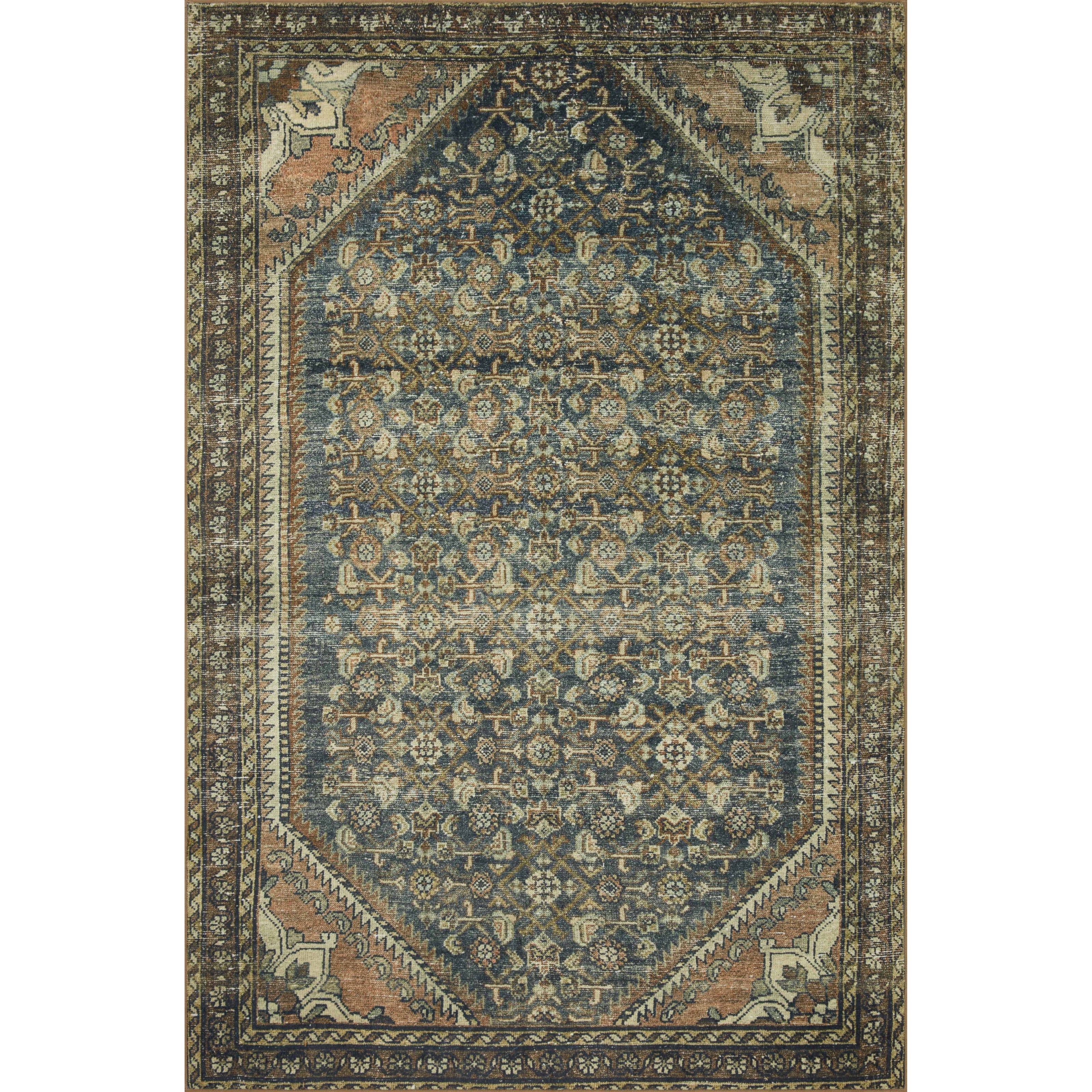 Magnolia Home Banks BAN-02 Rug Denim / Clay DC10