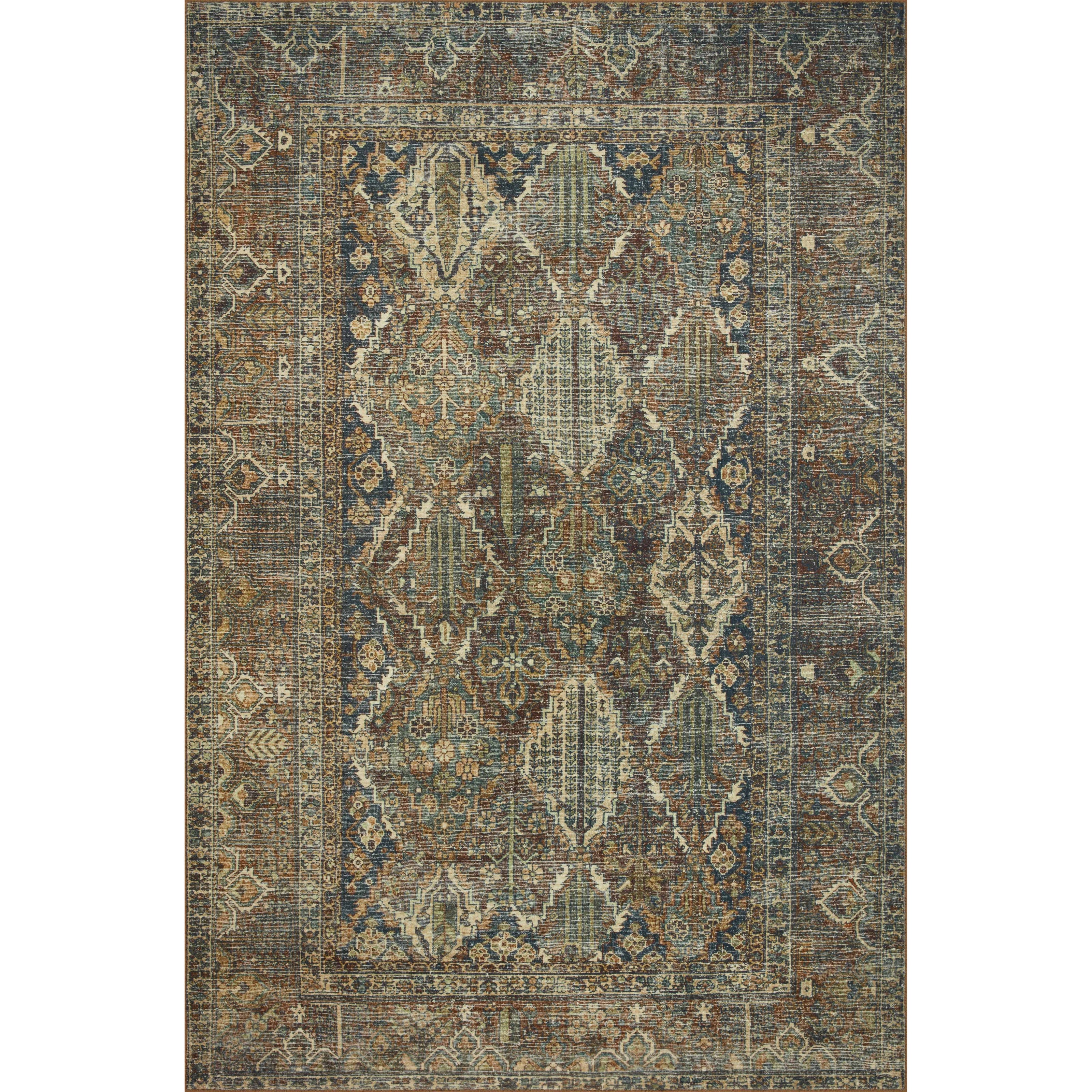 Magnolia Home Banks BAN-05 Rug Spice / Blue DC10
