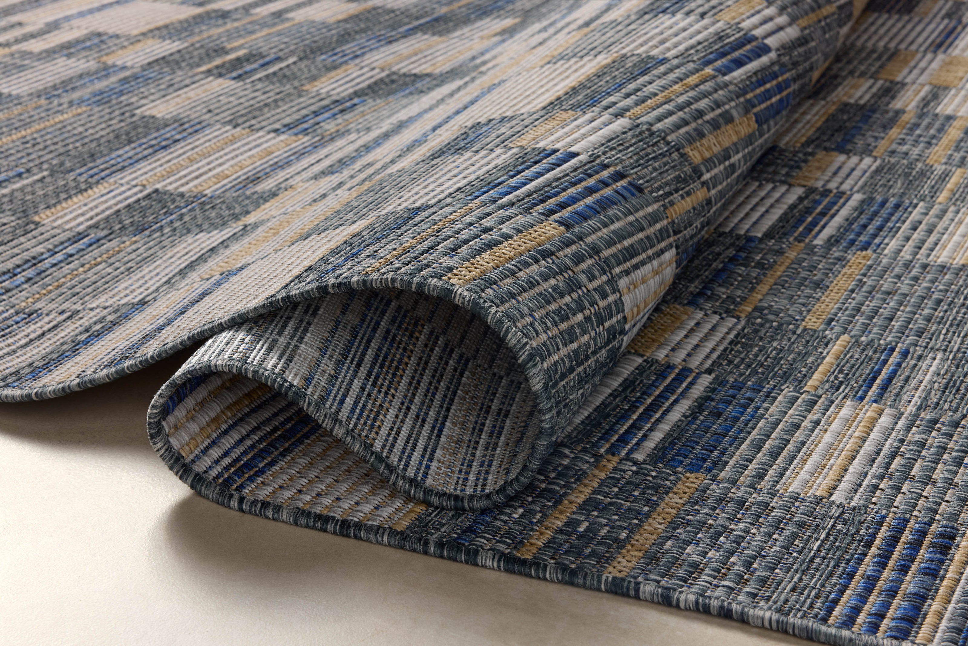 Loloi II Birch BIR-04 Denim / Gold Rug DC10
