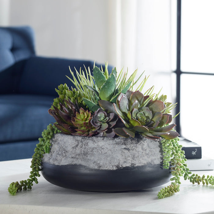 Uttermost Gobi Succulent Centerpiece