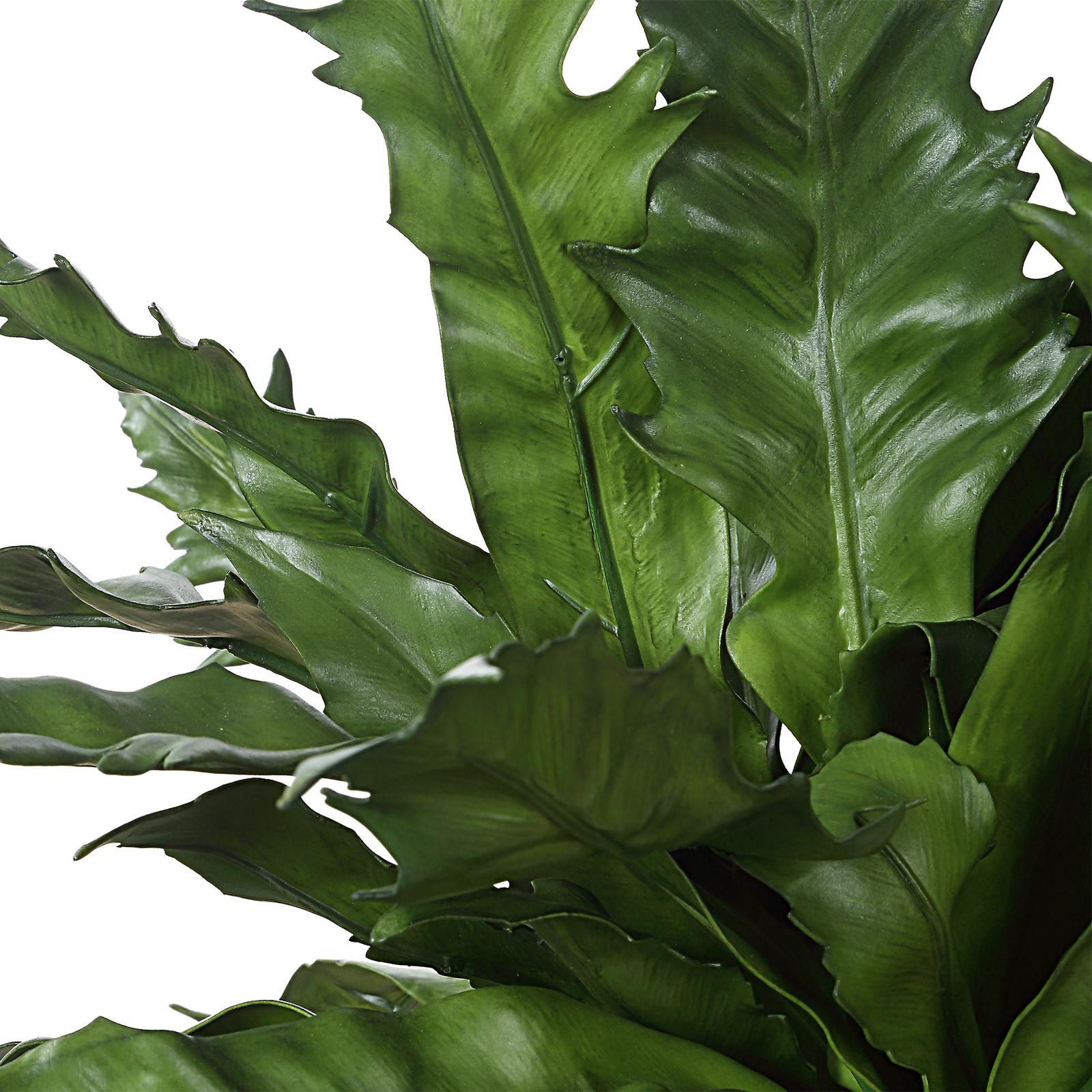Uttermost Verdure Fern In Glazed Pot