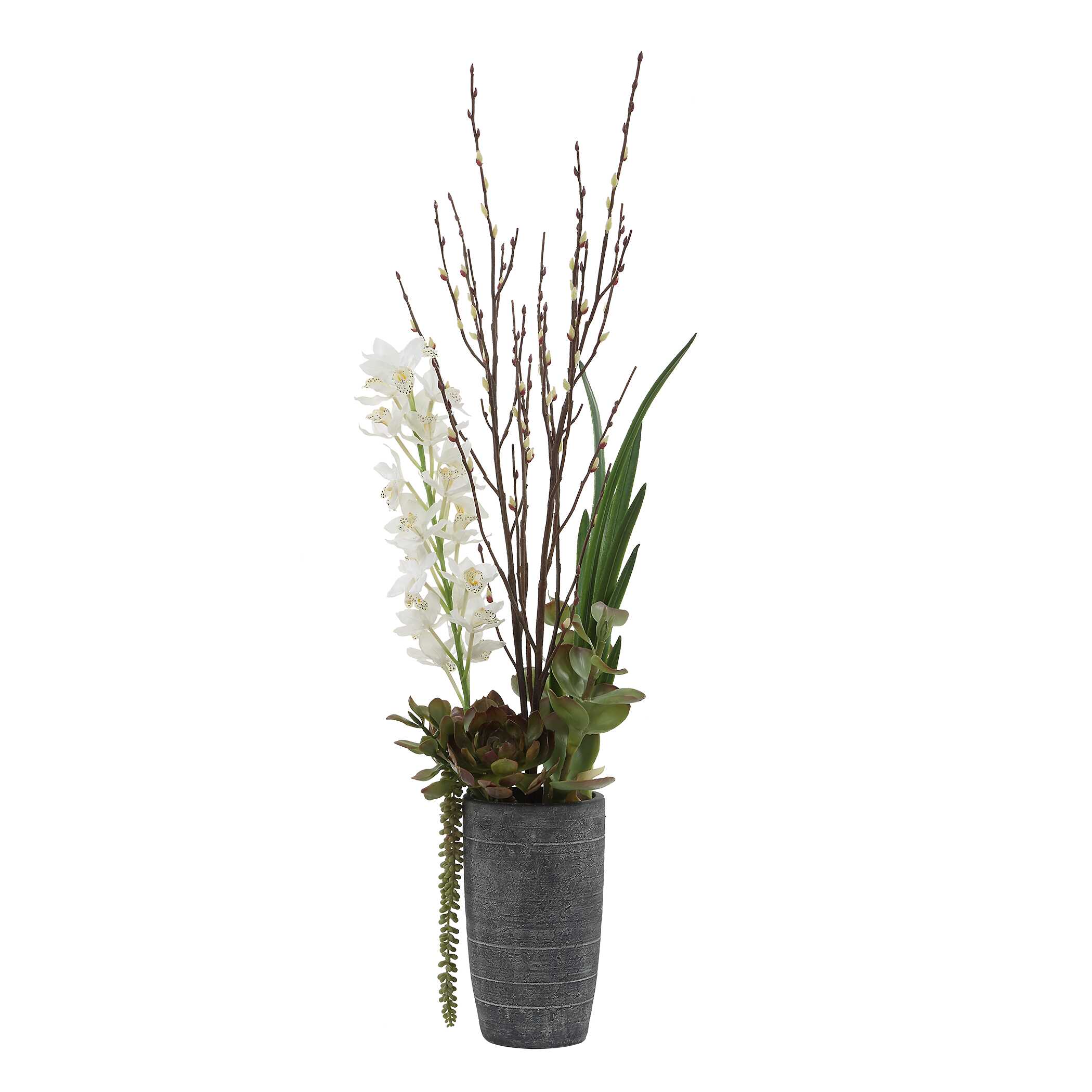 Uttermost Eterna Orchid Centerpiece & Vase