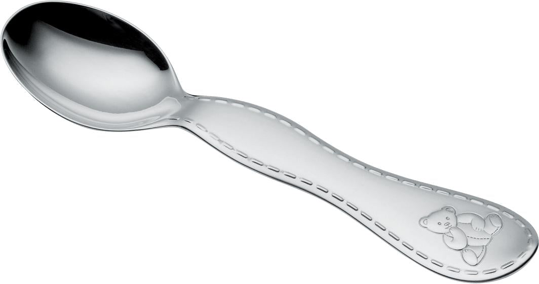 Christofle Charlie Bear Silver-Plated Baby Spoon