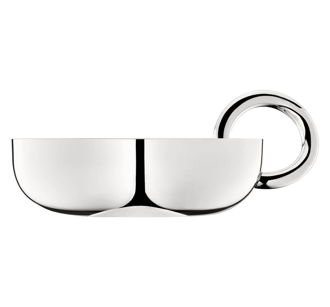 Christofle Vertigo Silver-Plated Snack/Trinket Bangle Bowl