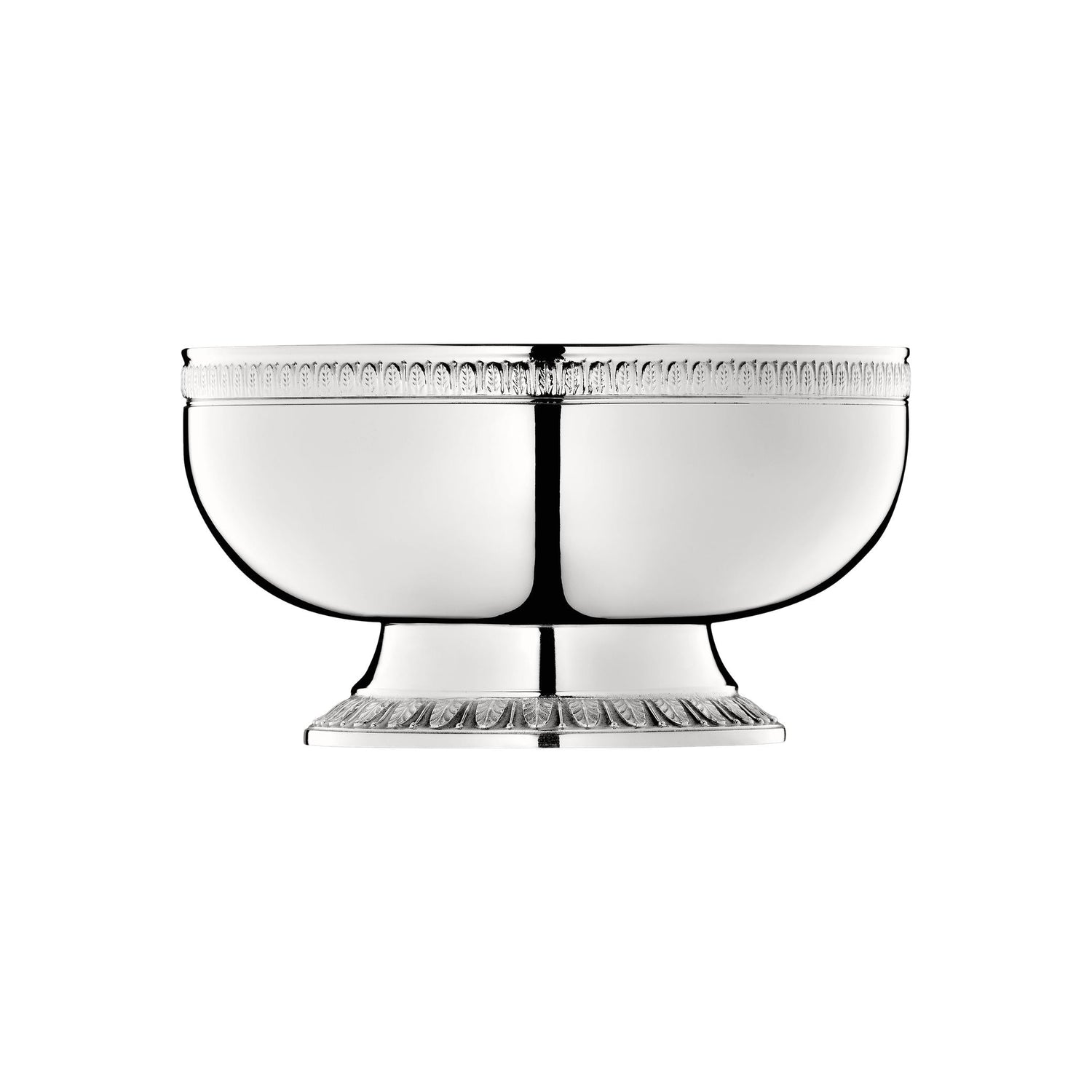 Christofle Malmaison Silver-Plated Pedestal Bowl
