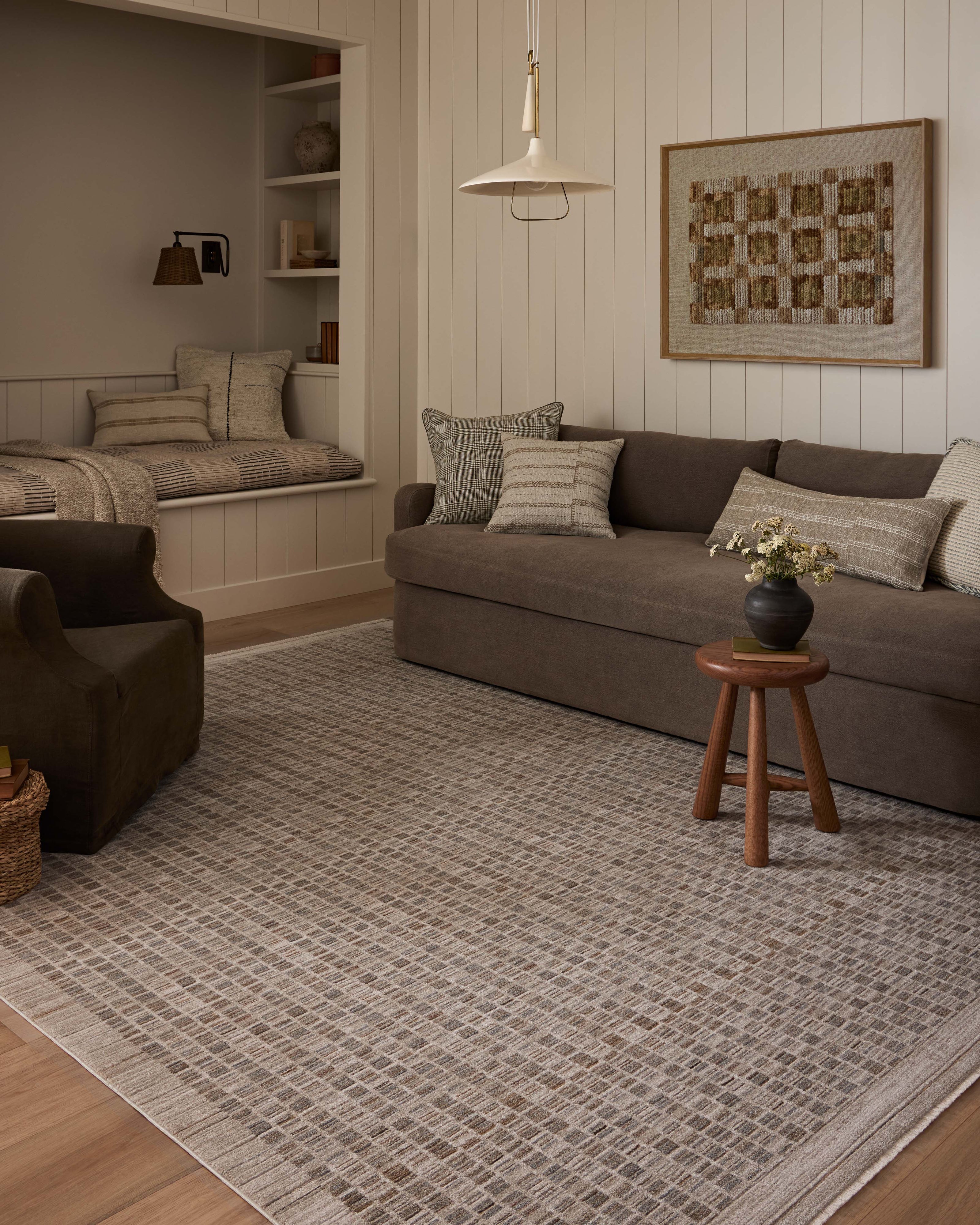 Amber Lewis Cali Natural / Slate Rug DC10